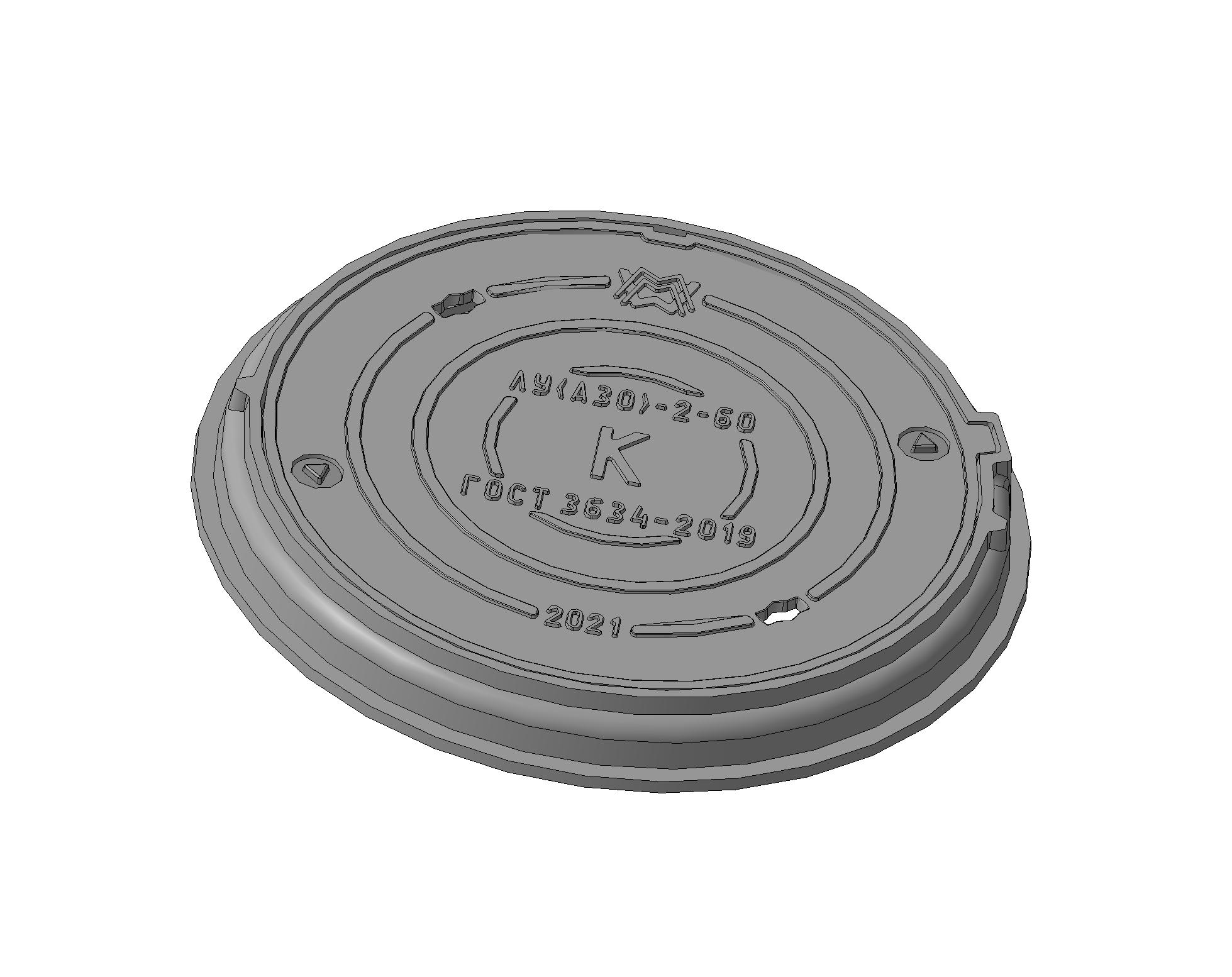 Люк легкий ЛУ(А30)-К-2-60 1Т-5331.00.00-03