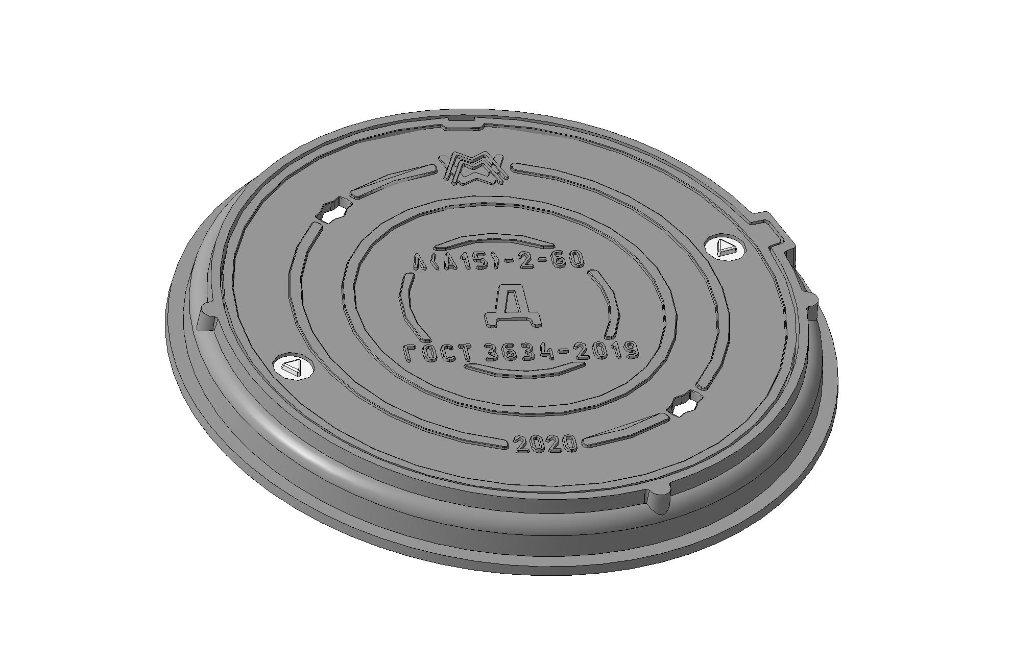 Люк легкий Л(А15)-Д-2-60 1Т-5206.00.00-04