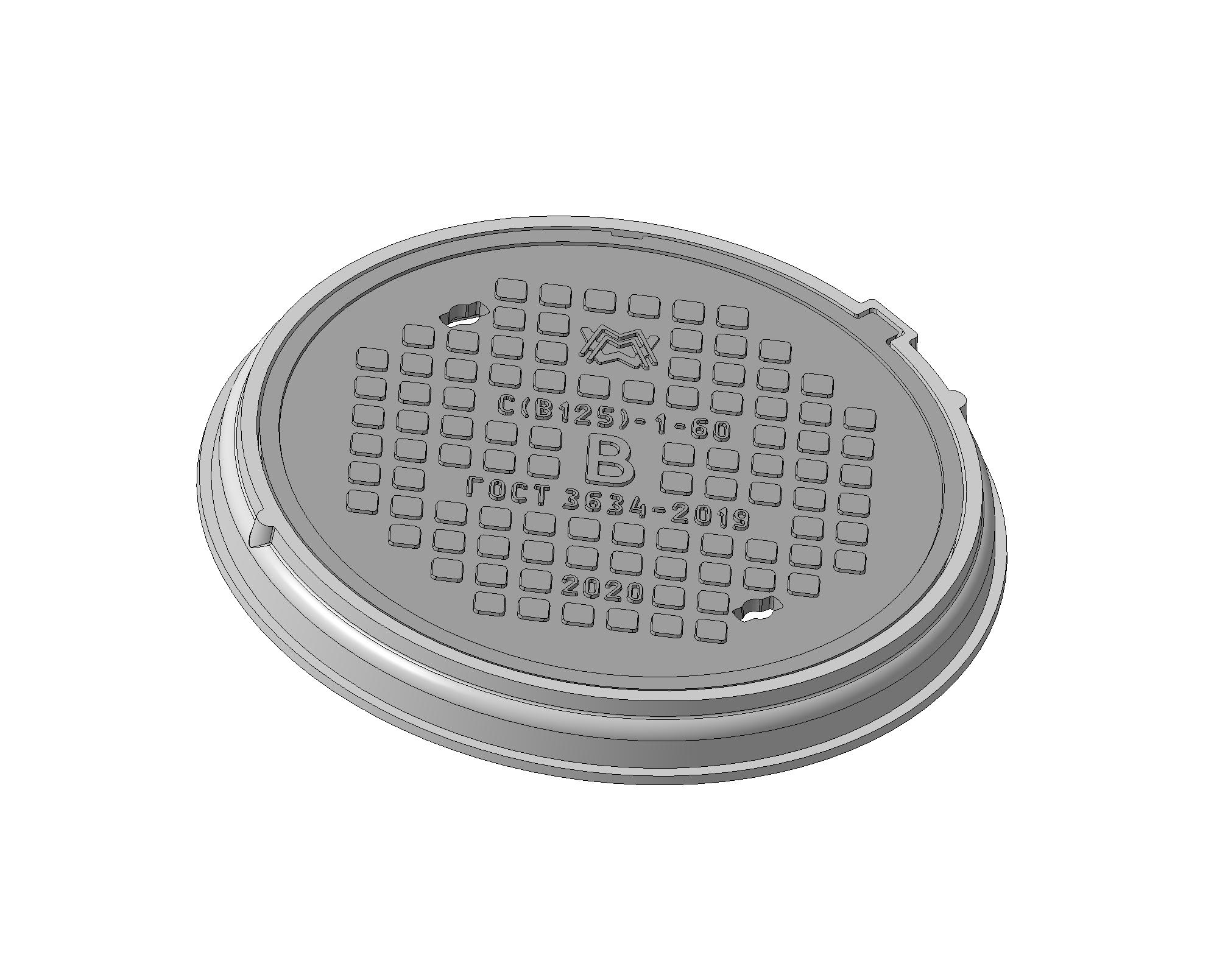 Люк средний С(В125)-В-1-60 1Т-5388.00.00-07