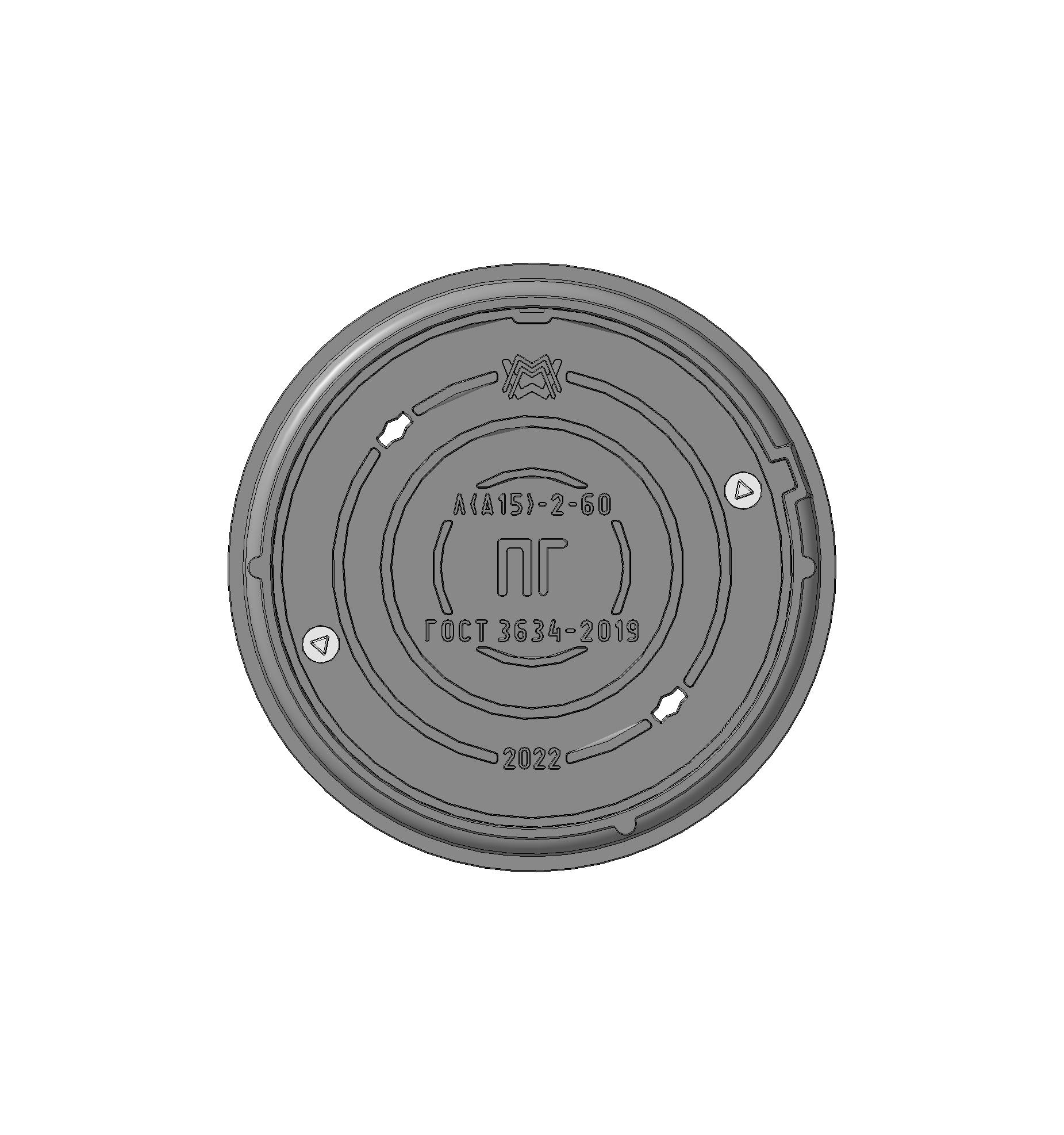 Люк легкий Л(А15)-ПГ-2-60 1Т-5206.00.00-06