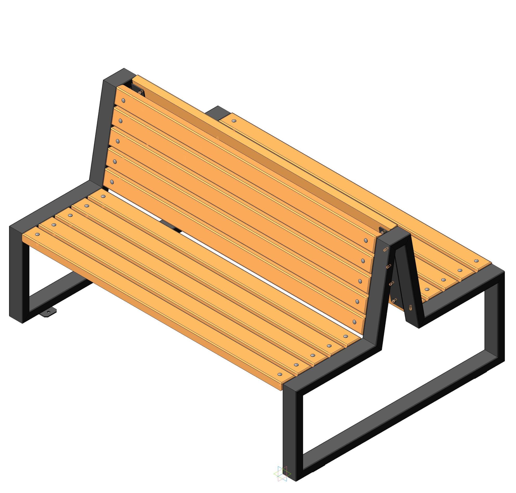Скамья садовая СС 07