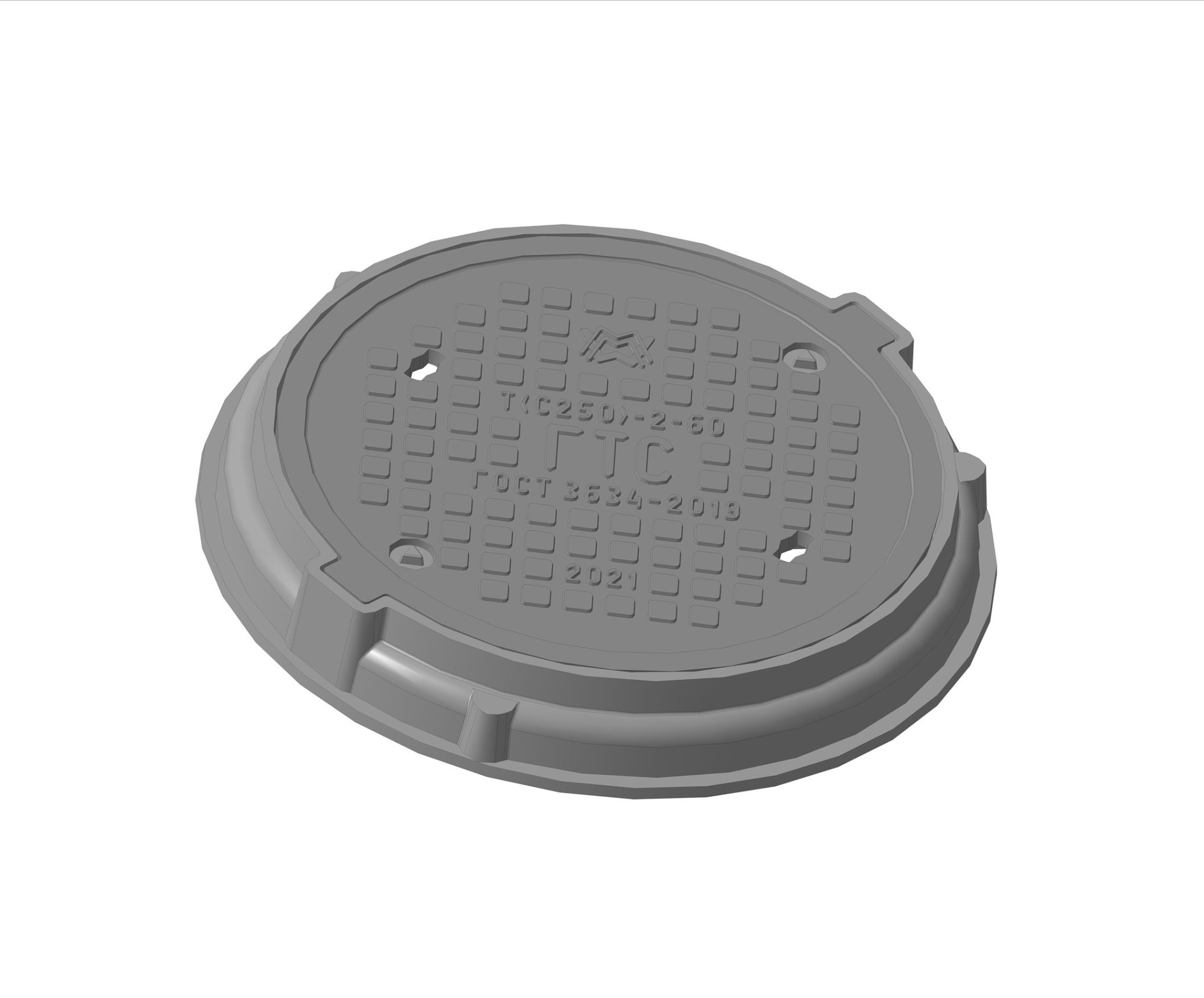 Люк тяжелый Т(С250)-ГТС-2-60 1Т-5288.00.00-01