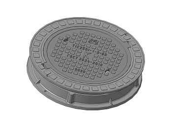 Люк тяжелый Т(С250)-К-1-9-60 1Т-5271.00.00-08