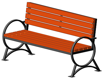 Скамья садовая СС 14