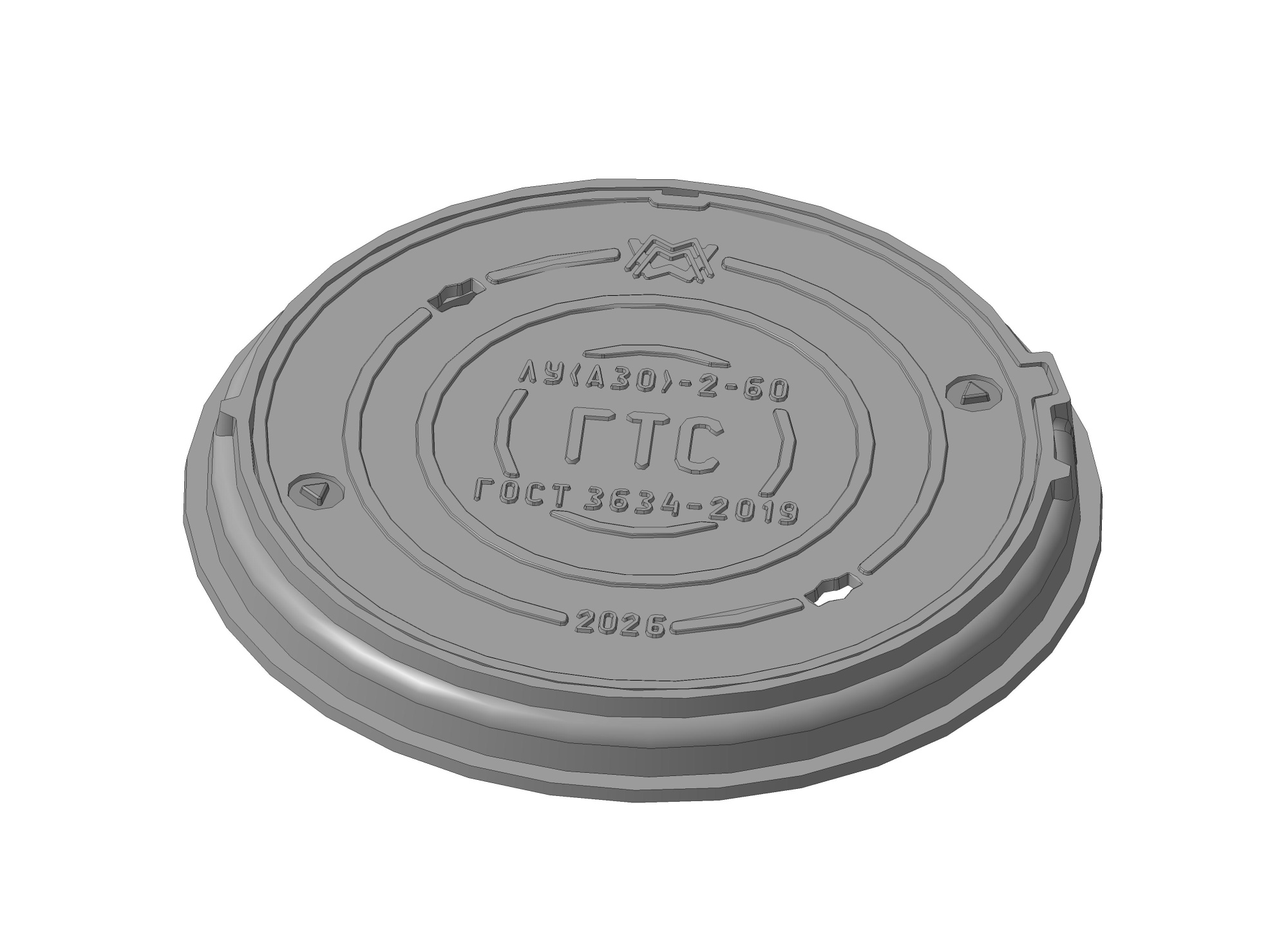 Люк легкий ЛУ(А30)-Д-2-60 1Т-5331.00.00-07